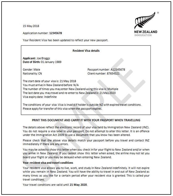 immigration letter medical is  Zealand What Immigration New an eVisa?